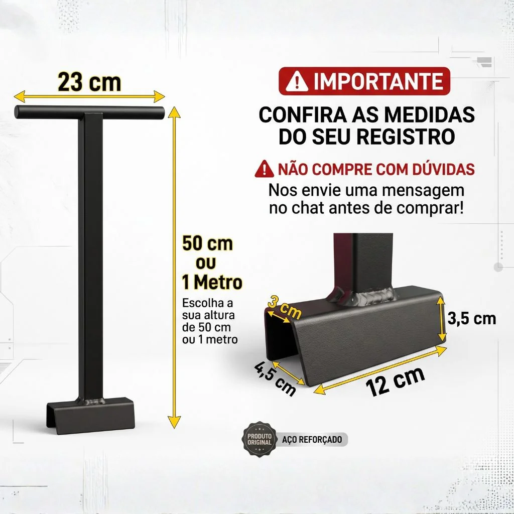 Detalhes dimensionais do encaixe fornecidos pela marca